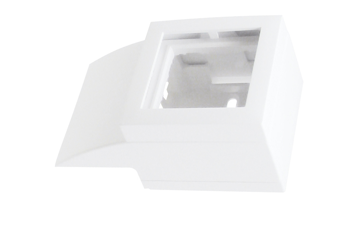 Adaptateur Latéral Q45 pour Goulottes 40x16