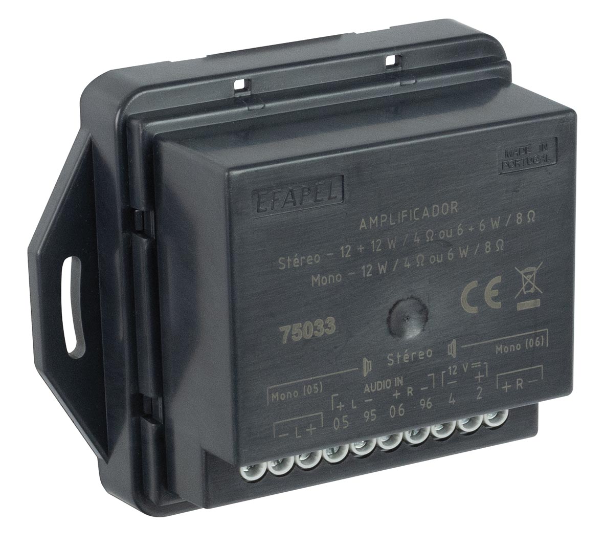 Amplificador Estéreo para Teto Falso - 12 V ---