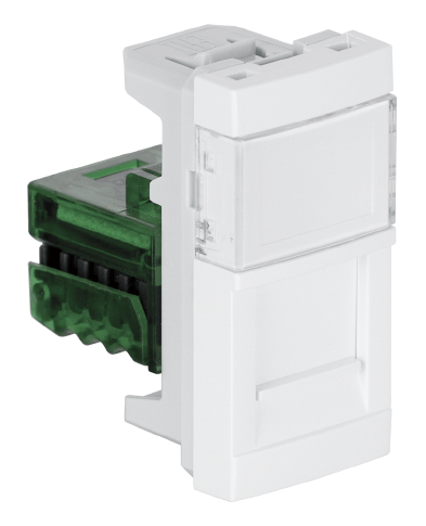 Módulo con Conector Hembra RJ45 Cat. 5e UTP (100 MHz) - 1 Módulo