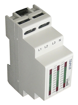 Voyant de Valeur de Tension Triphasée